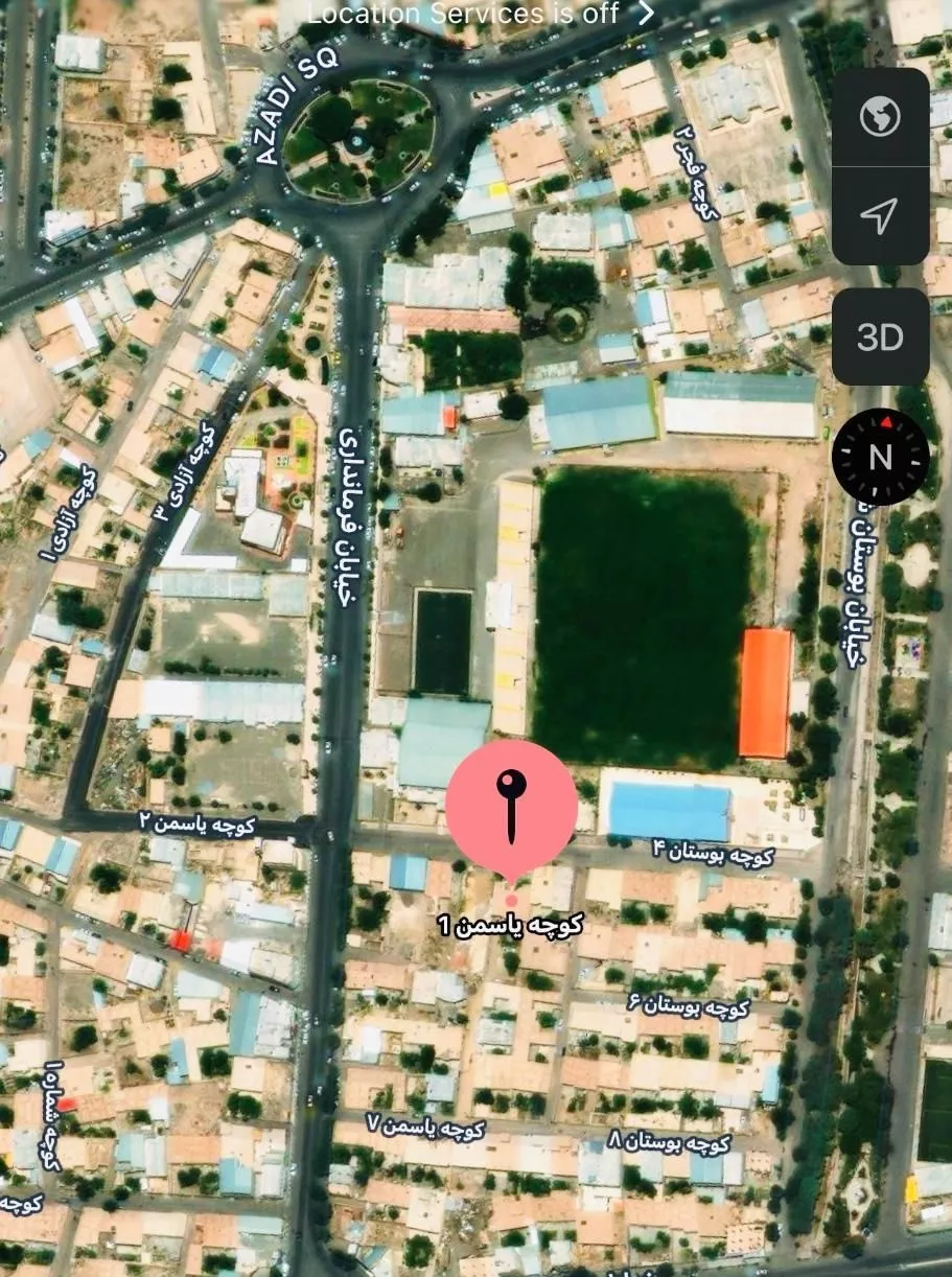 زمین 750متری در بر خیابان دکتر فاطمی.