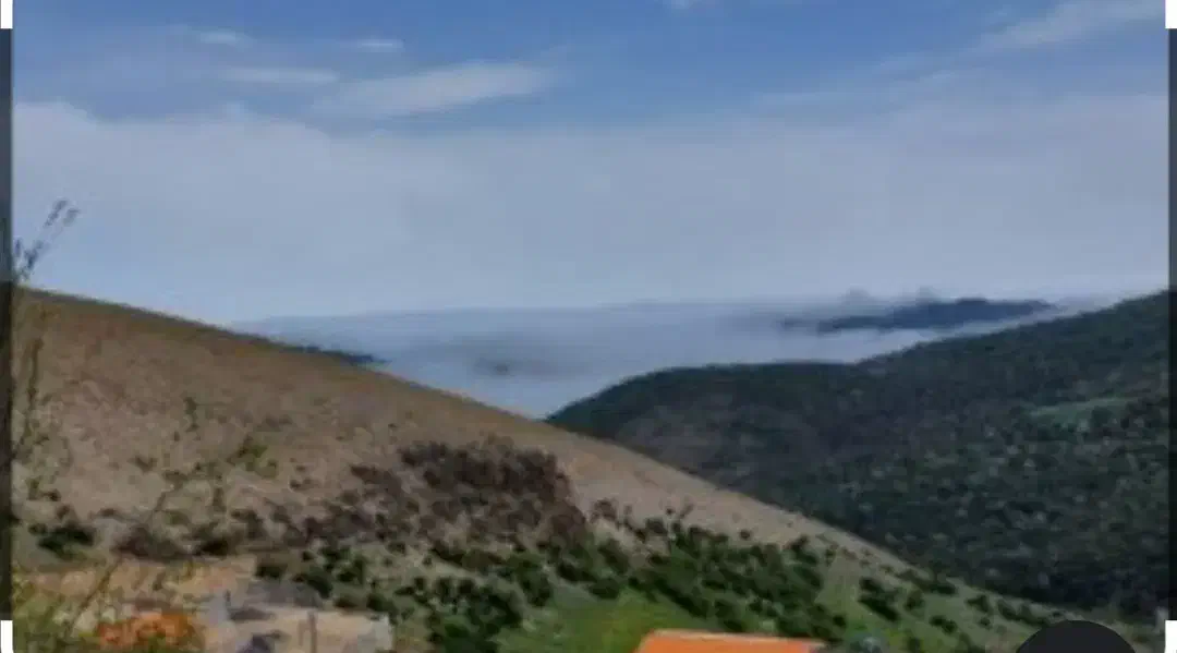 زمین باغی دره روستای دره گل کنار کوه