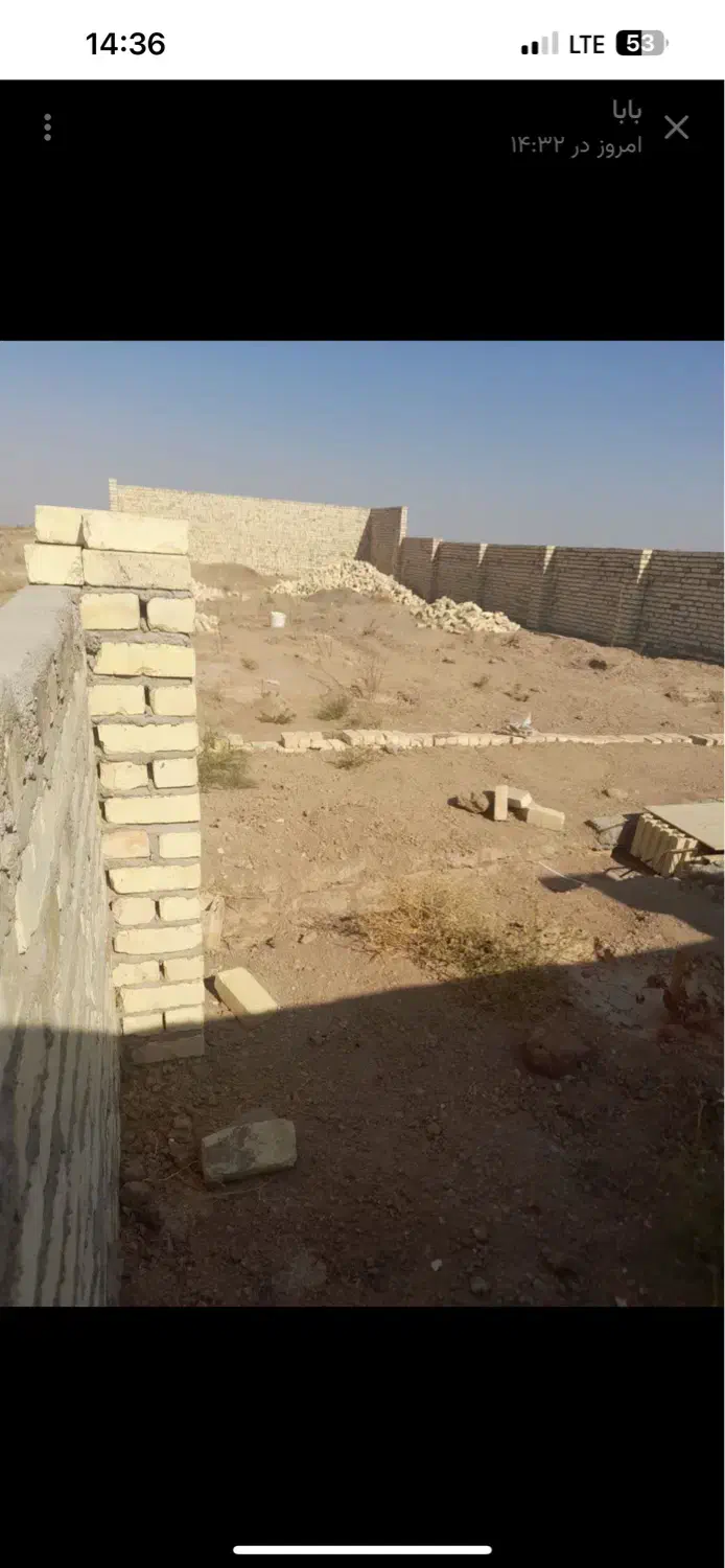 خانه باغ نیمه کاره نوش آباد