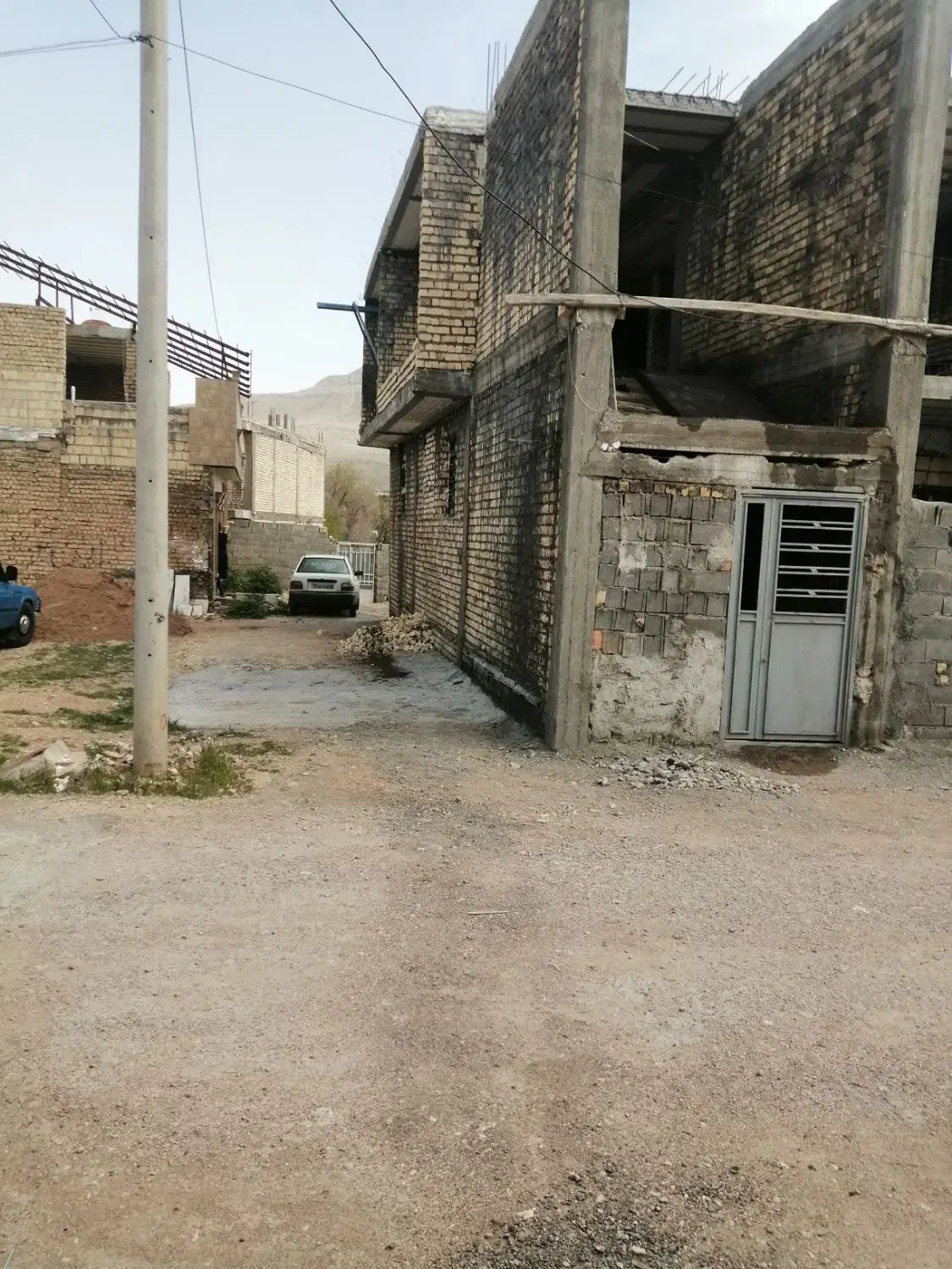 اسکلت طبقه همکف شهرک بوتان کنار زیباشهرورکن آباد
