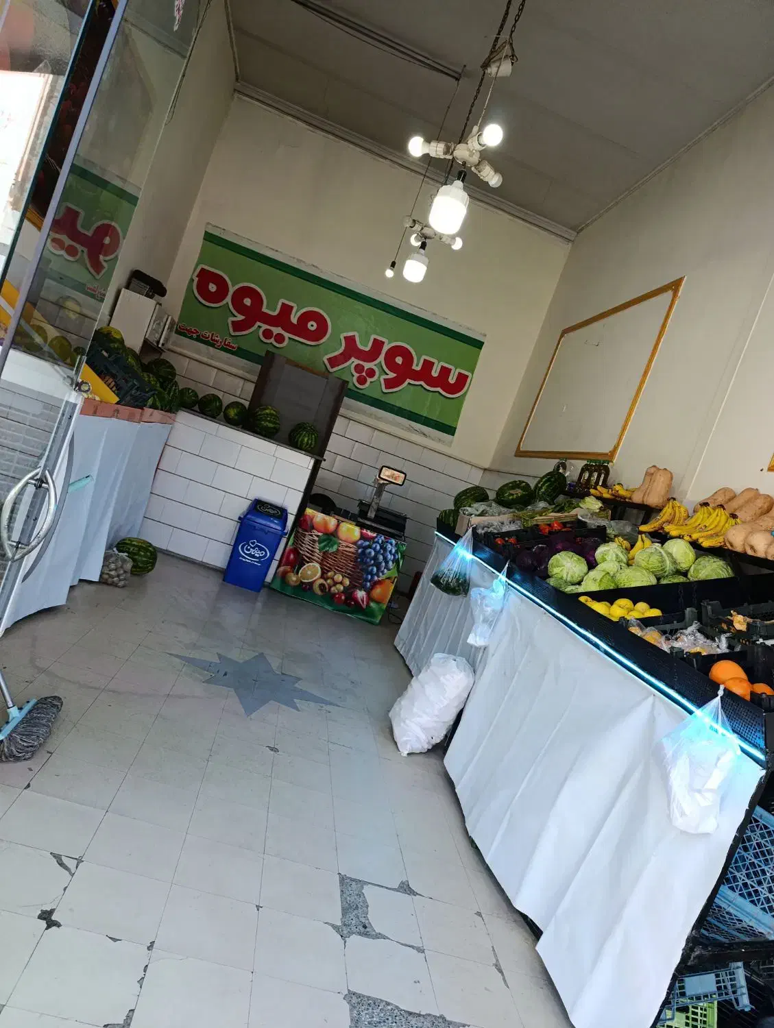 اجاره مغازه میوه فروشی با تمام امکانات