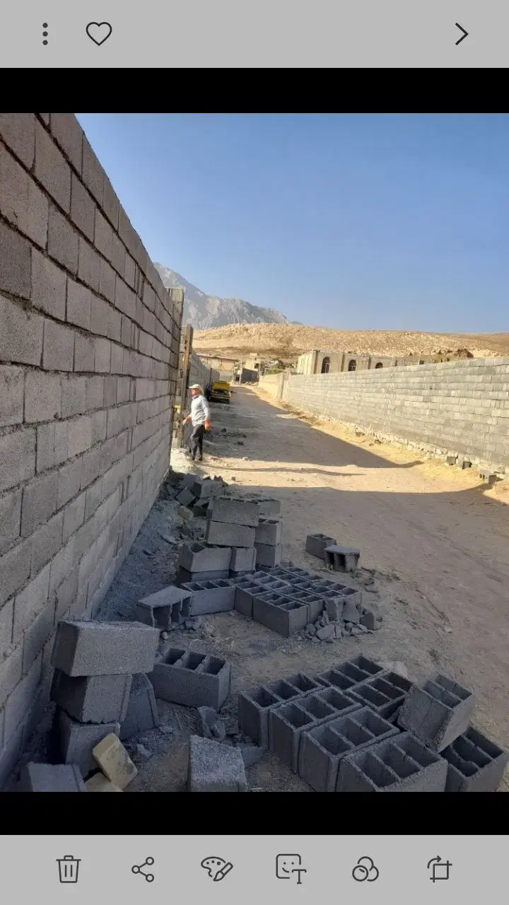 1700متر زمین باغ رخش سرارود