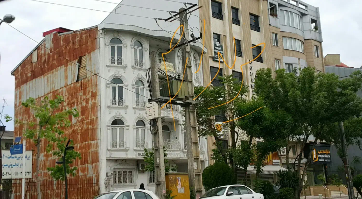 آپارتمان بلوار نماز بر اصلی خیابان