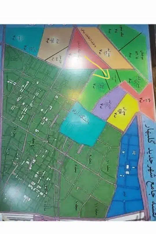1هکتار(ده هزارمتر) گلبهار اخلمد منطقه توریستی