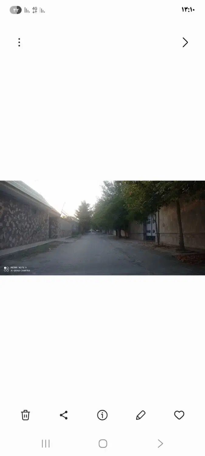 زمین ویرانی ۵۰۰ متر