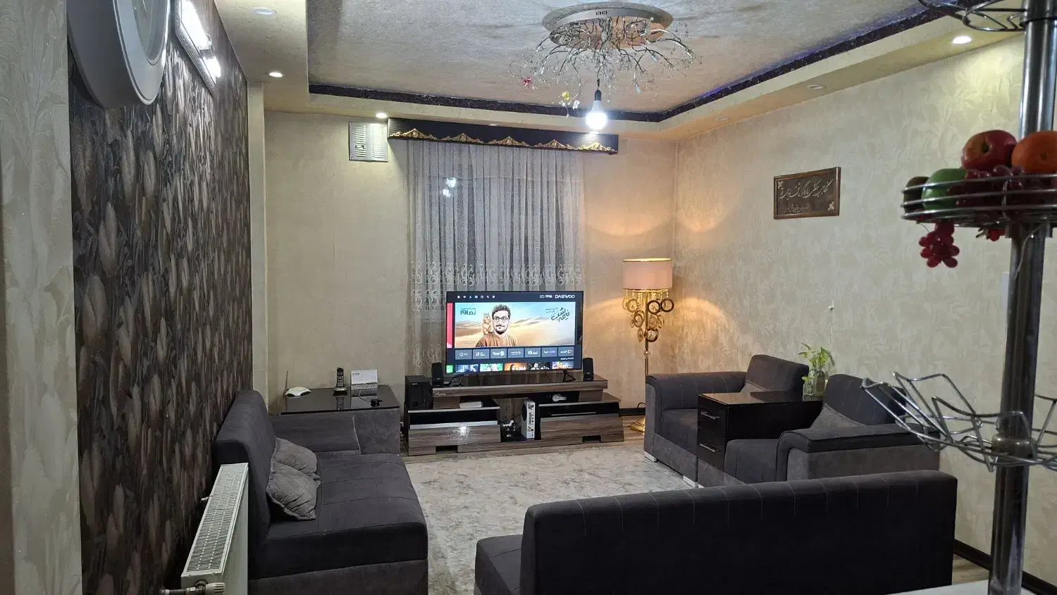 آپارتمان دوخوابه،مجلل ومجهز.ابرار پنج تن
