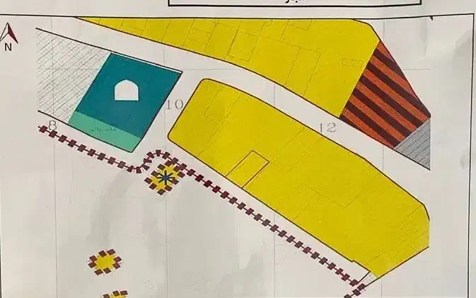 زمین ۲۰۰متری در باغستان غربی در شهرک توسعه