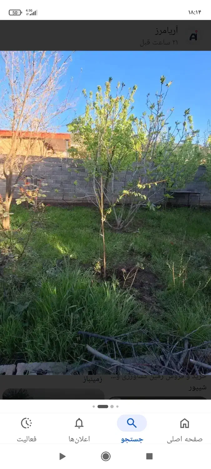 زمین مسکونی چهار قطعه کنار هم