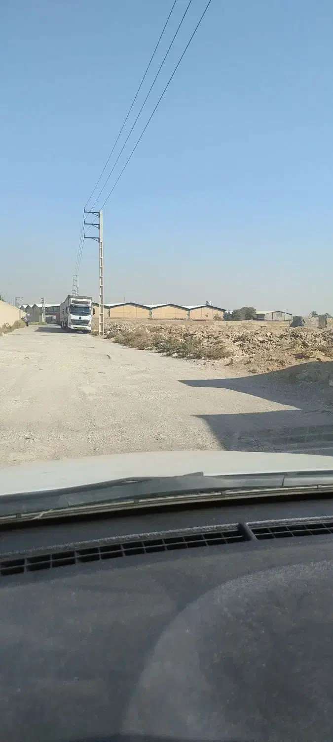 زمین صنعتی دو بر ۲۵۰۰ متری سنددار