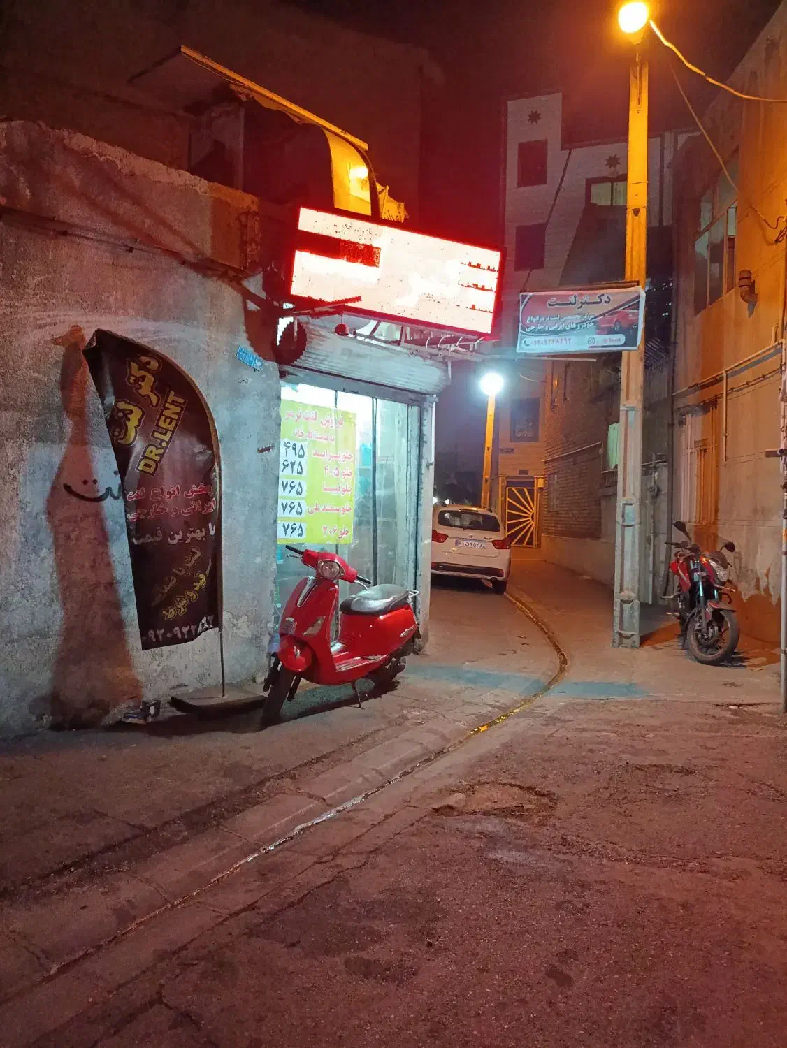 پارکینگ موتور انباری کارگاه اجاره