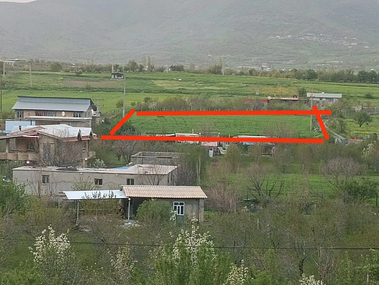 زمین آماده برای باغ