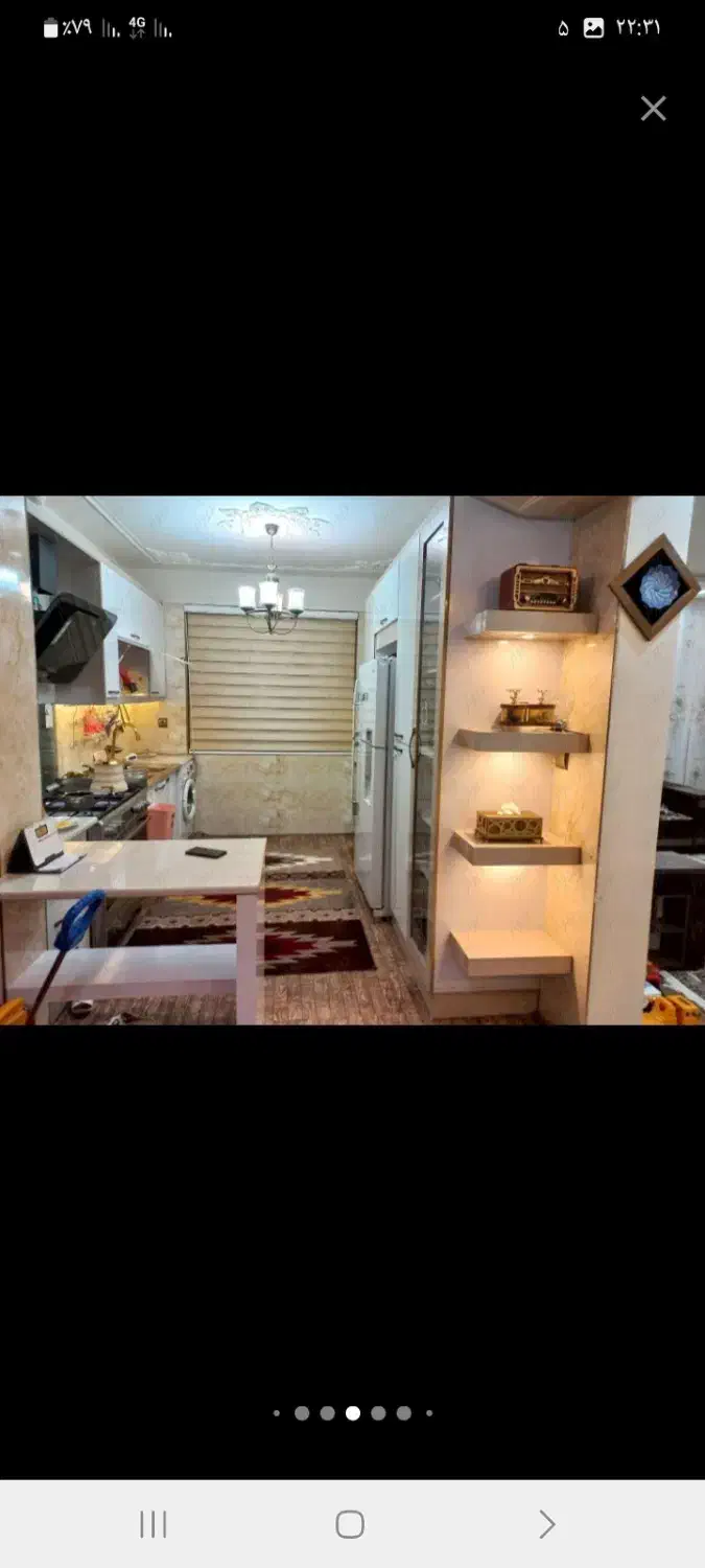 آپارتمان در فولادشهر معاوضه با اصفهان۹۵متری (مبله)