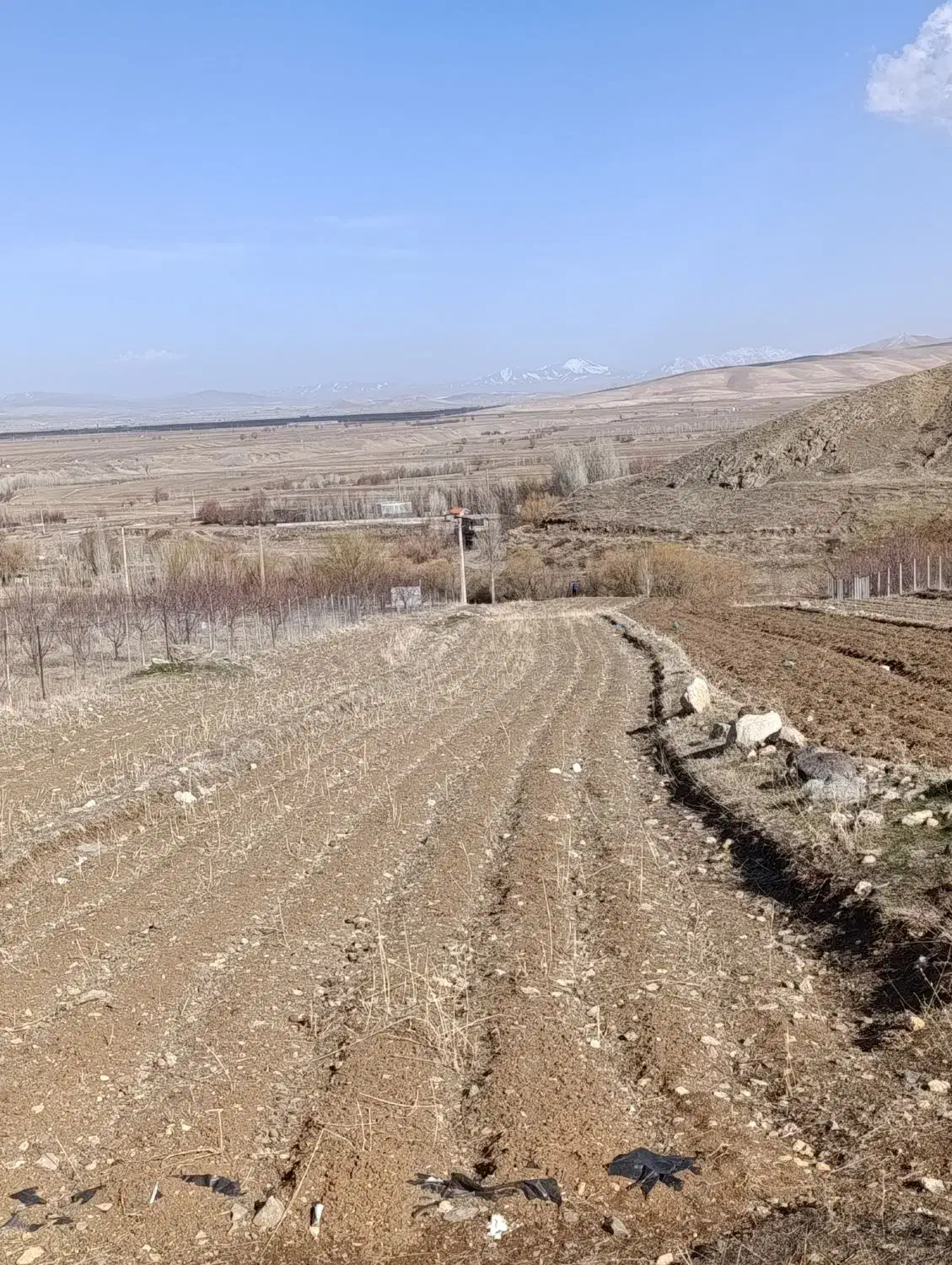 زمین کشاورزی روستای دره تخت ازنا
