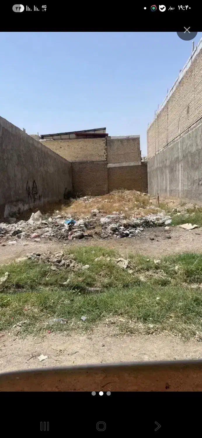 زمین بر خیابان اصلی عمله سیف