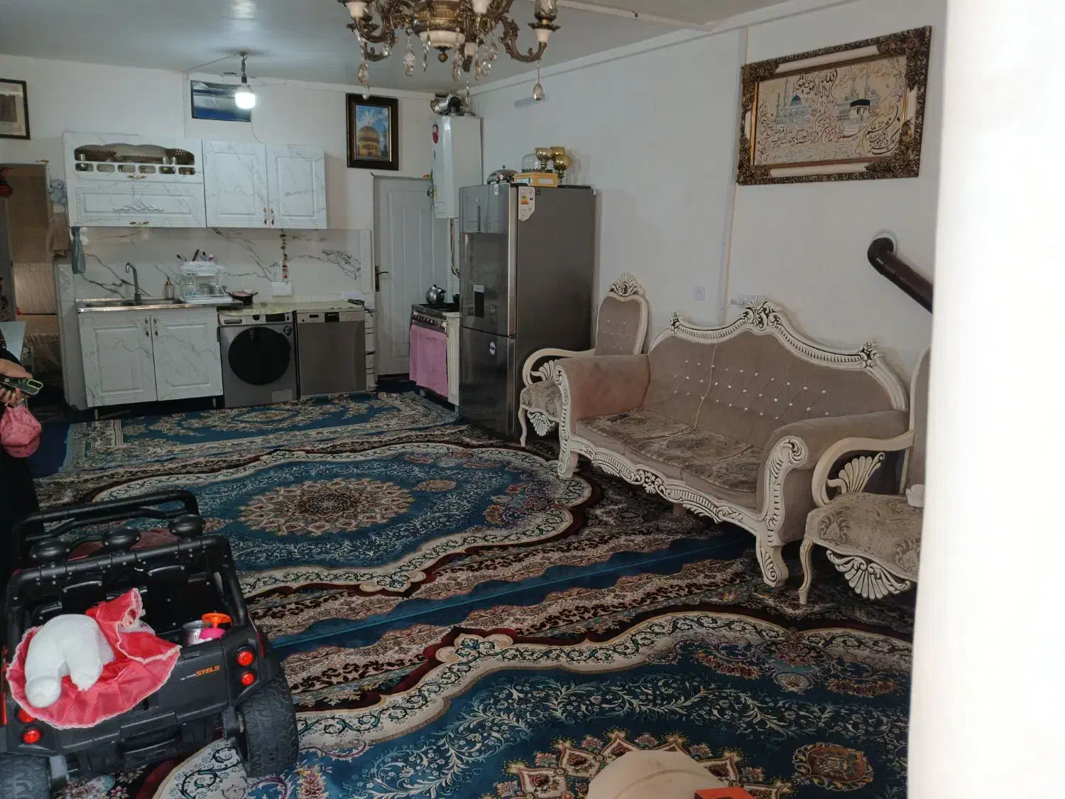 رهن کامل خانه ویلایی دوخواب ماشین رو