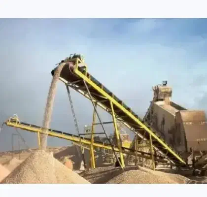 معدن لاشه آهک دانه بندی شن و ماسه