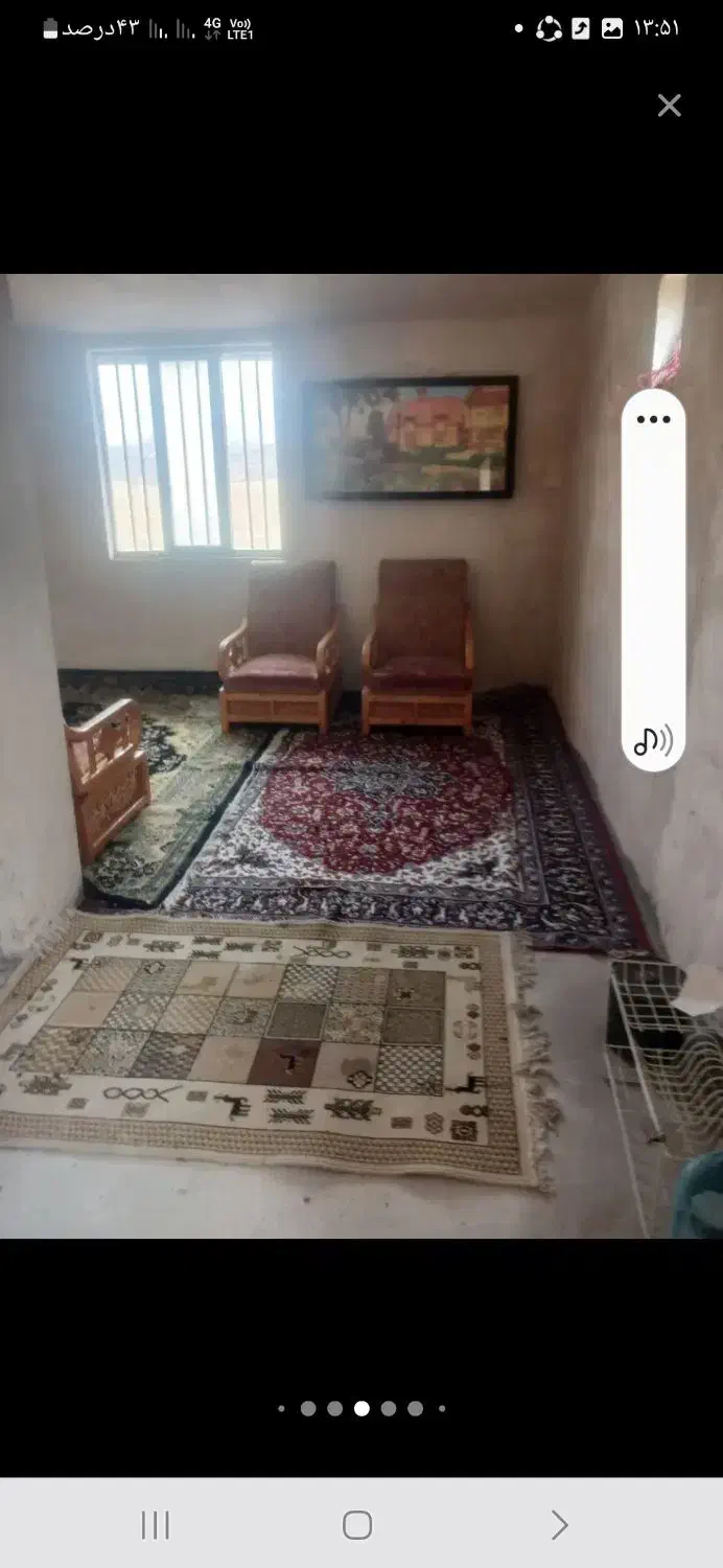 فروش زمین با خانه ویلای در روستای بیرق