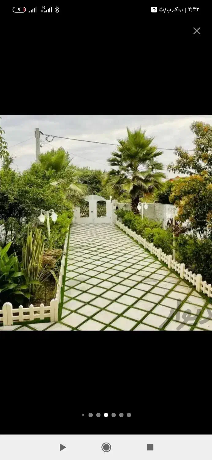زمین باغی با بهر عالی نزدیک خیابان اصلی فردوسیه