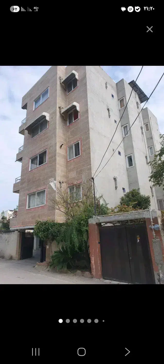 آپارتمان ساحلی ردیف ۴ دریا دید کامل به دریا