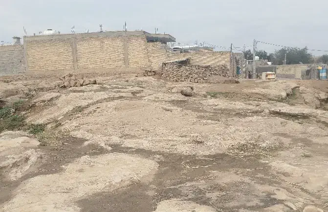 زمین روستای خرمن خاک آب برق گاز آسفالت سر جاده