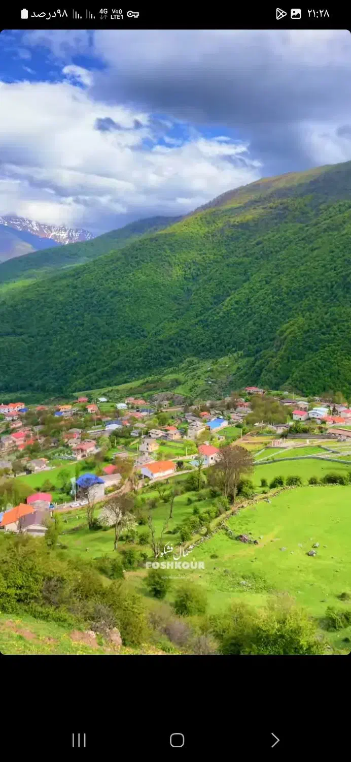 ۳۱۸متر زمین مسکونی کجور شهر پول داخل بافت با جواز
