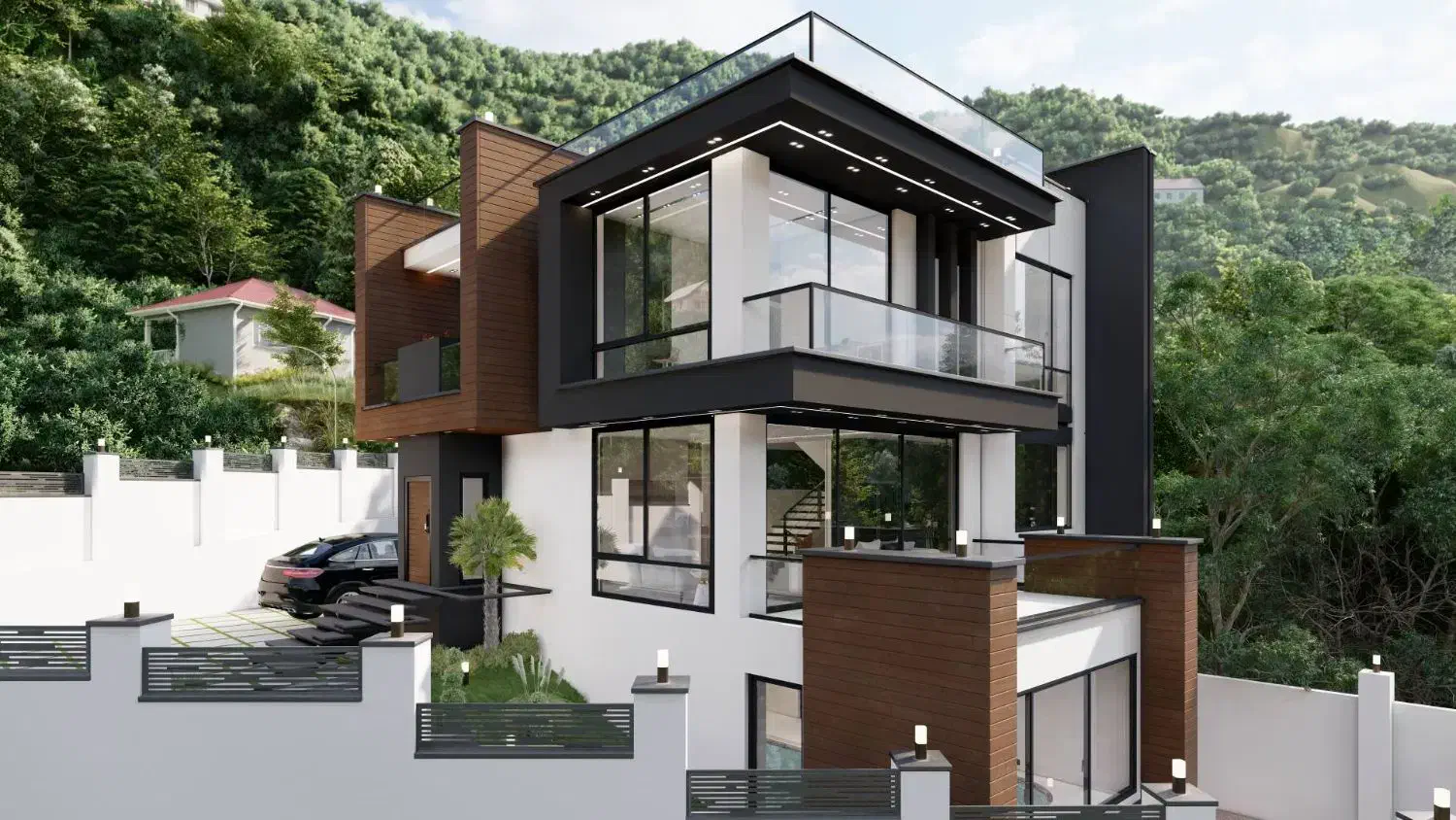 ویلای دوبلکس لوکس و مهندسی ساز در رامسر
