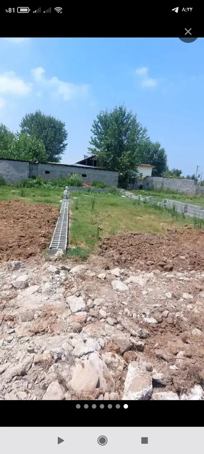 زمین مسکونی بهمراه پروانه درشهر ساحلی خشکبیجار