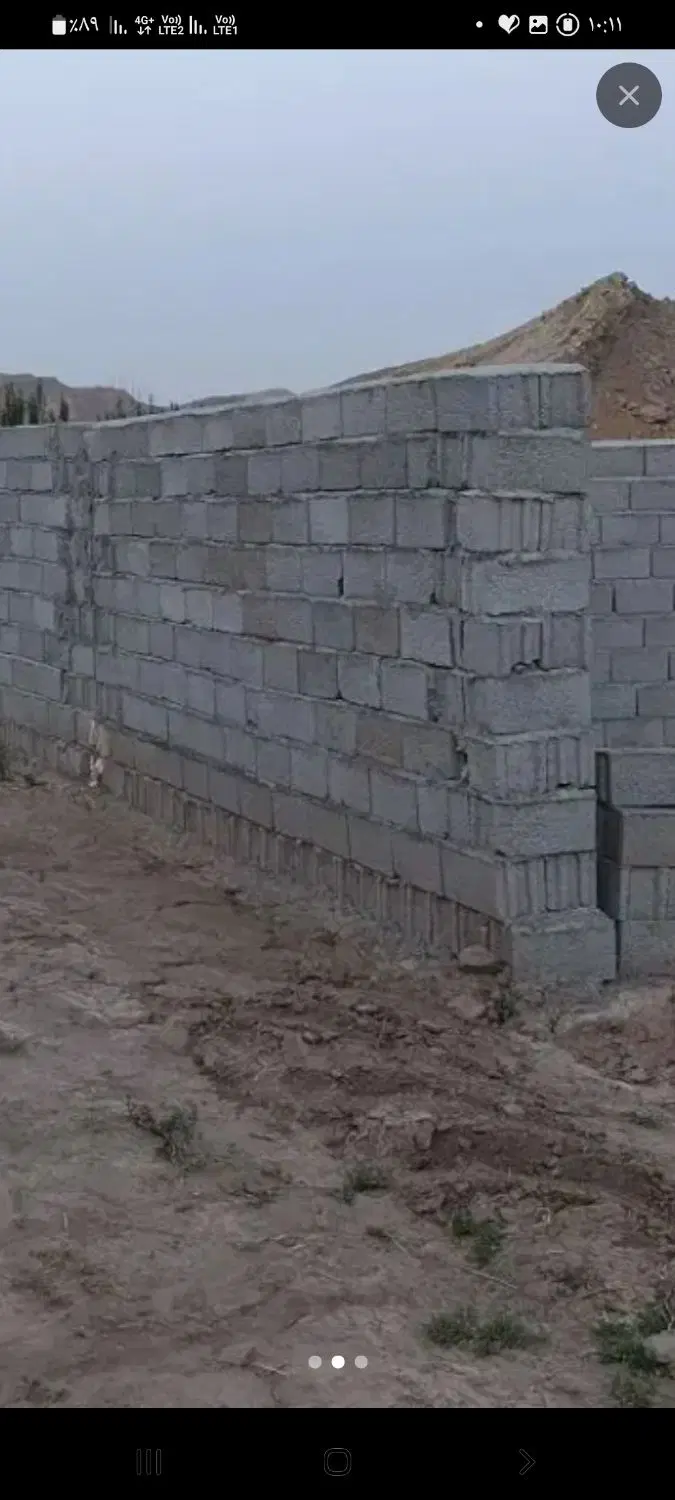 زمین حصار شده. مابین کوی توحید و میدان تره بار