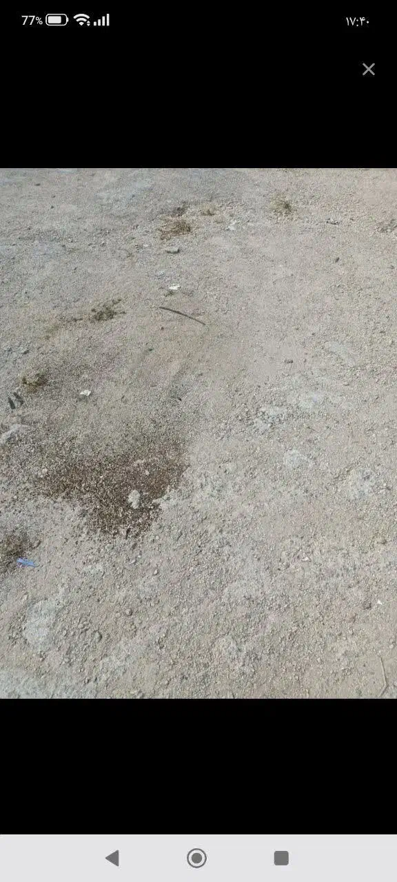 یک قطعه زمین روبروی پمپ بنزین چغادک به گورک