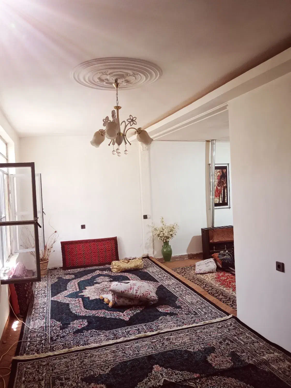 خانه طالقانی (مهداب)یک درخت خرما ثمری.انگور.انار