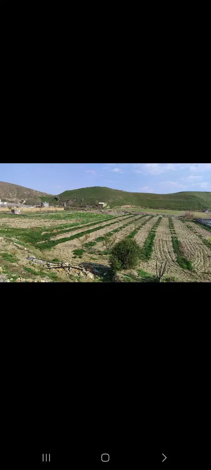 باغ۱۸۰۰متری با۱ساعت ونیم آب قنات