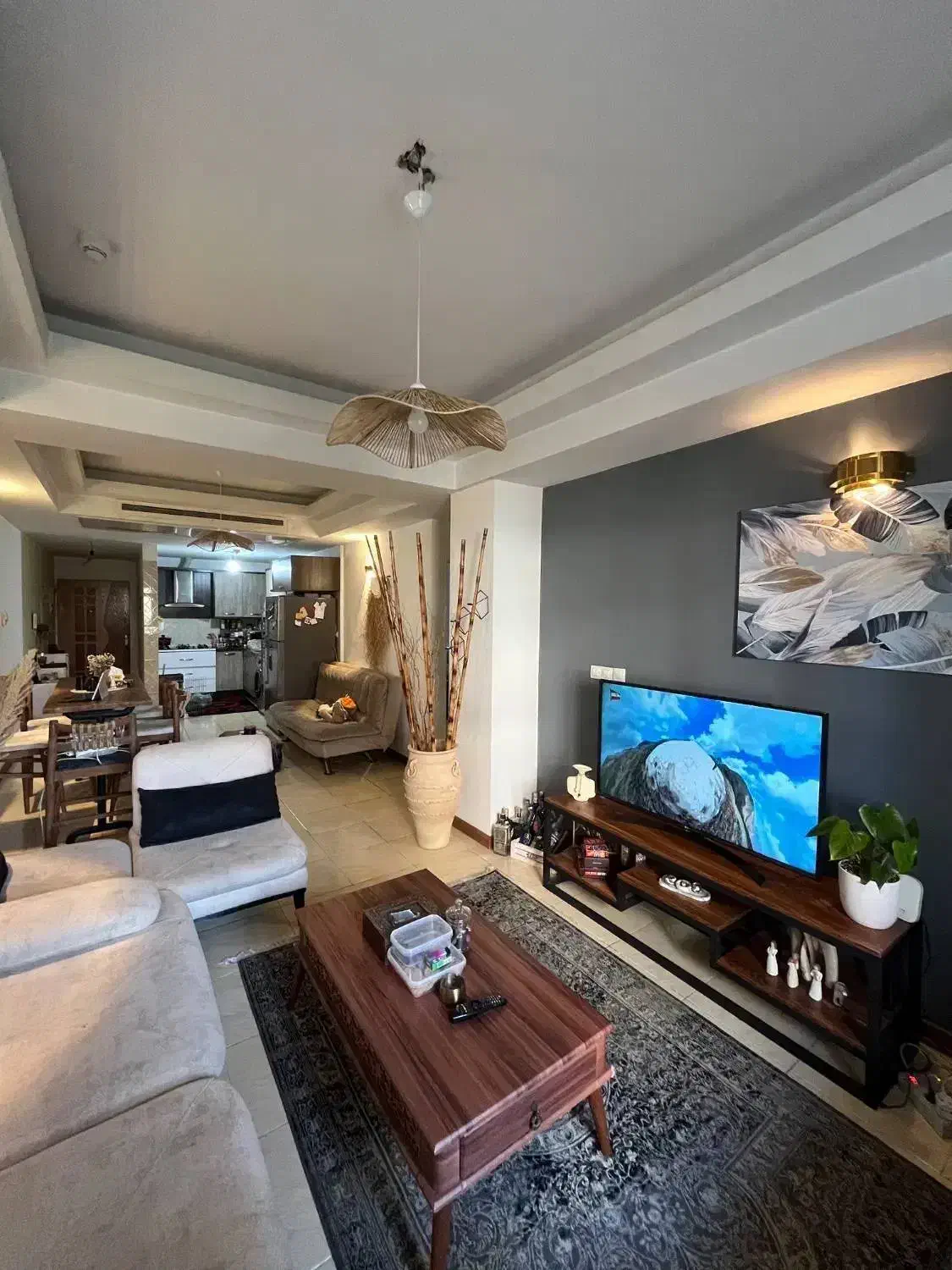 78متر_2خواب_تاپ لوکشین_فول امکانات_پونک