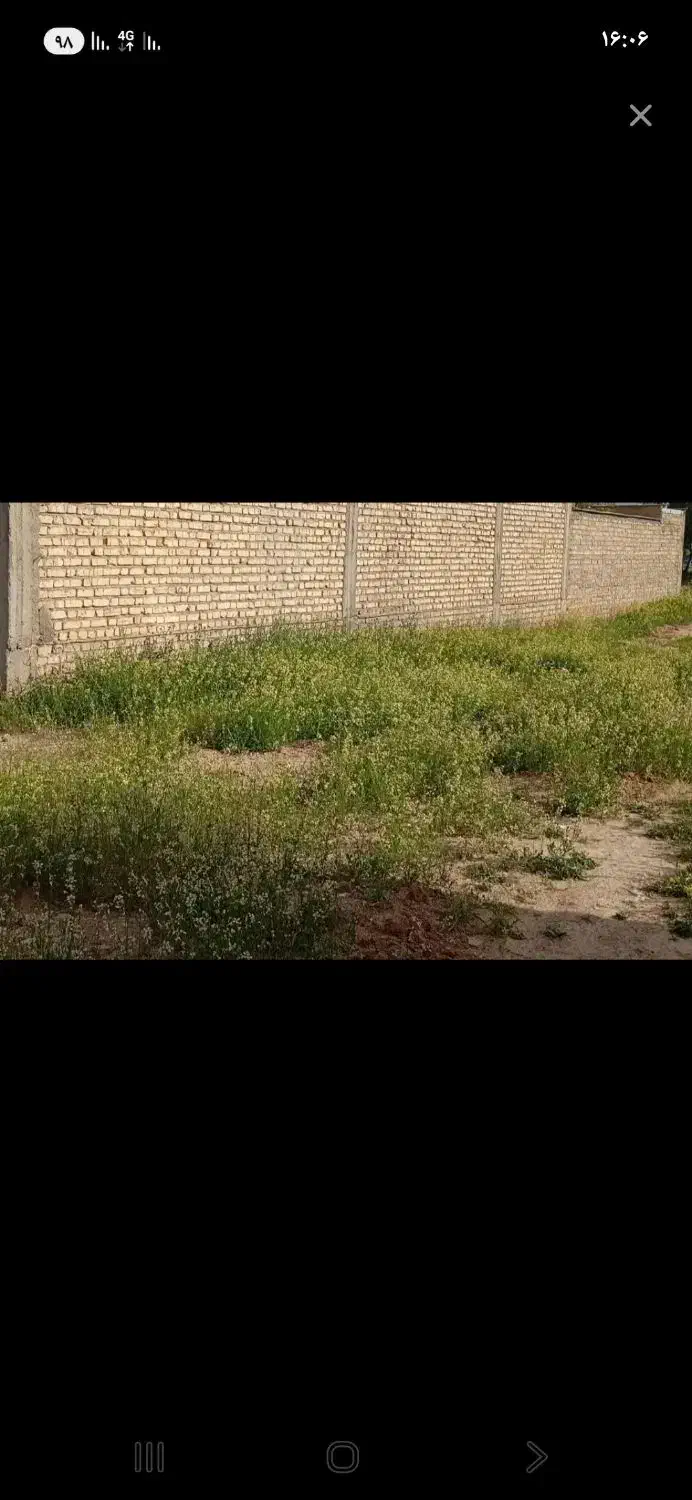 240 متر زمین با پروانه ساخت دو طبقه‌ تخت