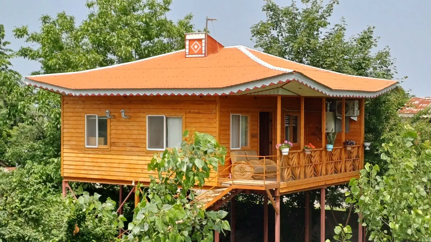 کلبه چوبی درطبیعت ماسال کد۲۰۲۵