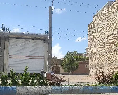 قطعه زمین دو کله بر خیابان اصلی