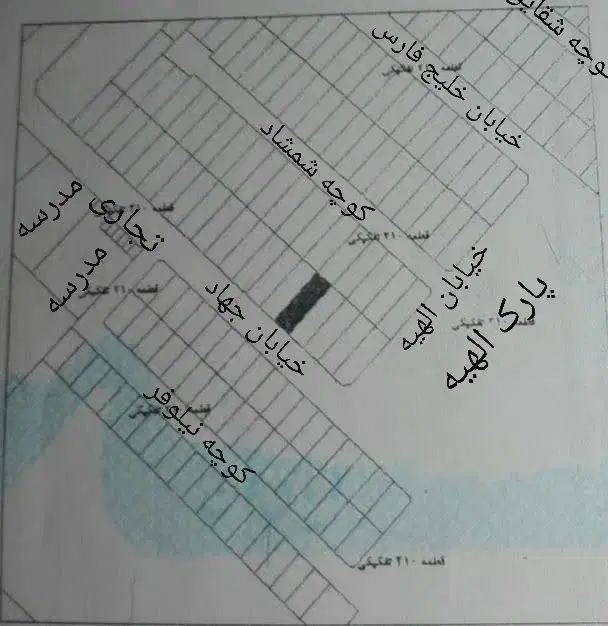 زمین 320 متری مهرگان بالای زیباشهر