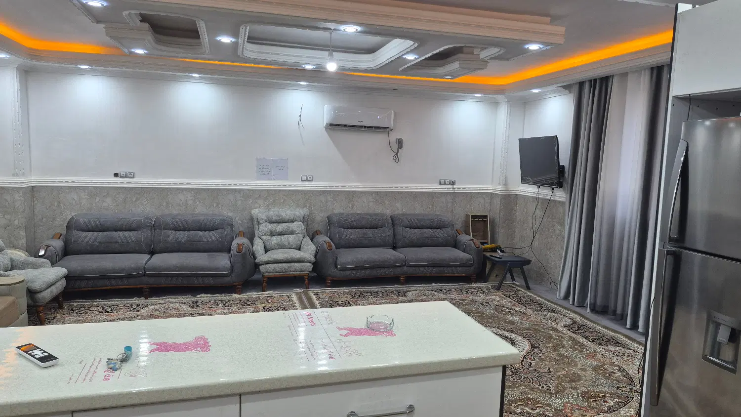 اجاره شبانه منزل دوخواب ،طبق عکس و توضیحات
