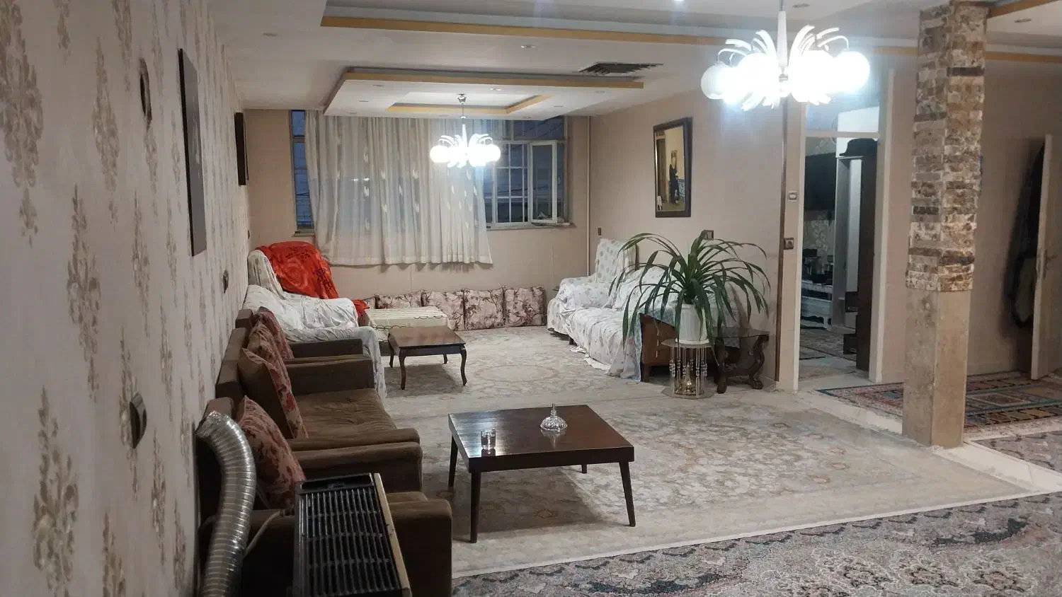۱۴۵متر واحد خوش نقشه و شیک با دو خواب بزرگ