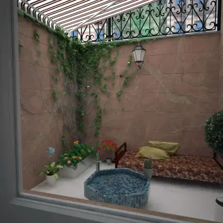 دوخوابه همکف حیاط اختصاصی مرکز شهر