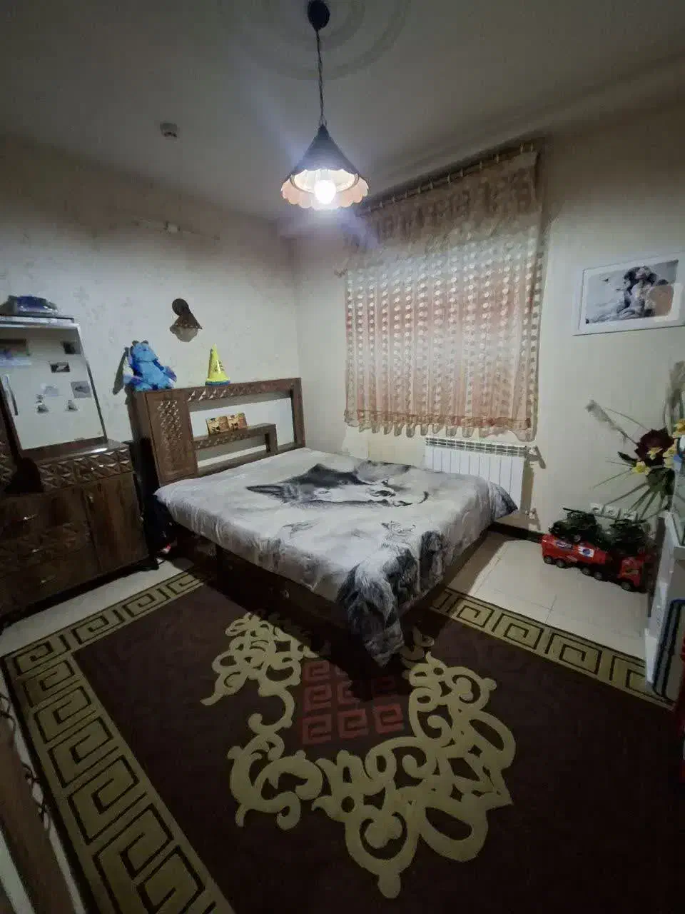 آپارتمان لوکس و خوش نقشه دو خواب با نور زیاد