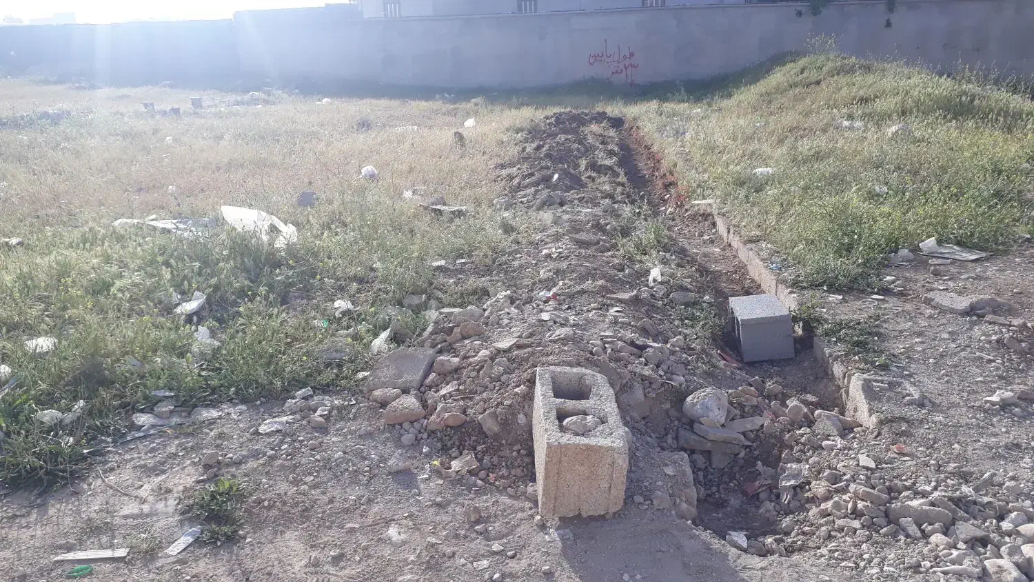 زمین ۴۵متری ملک حسینی