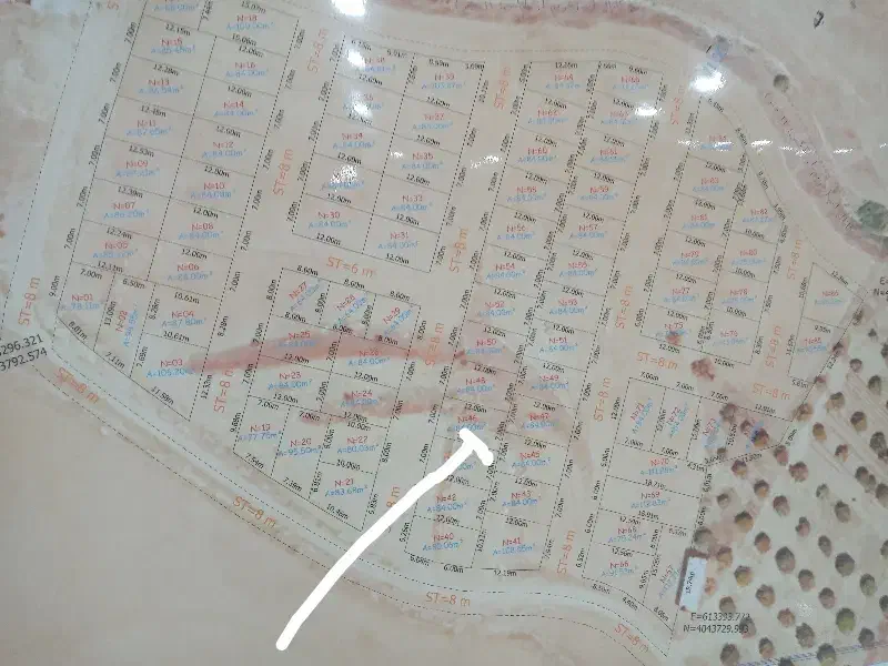 زمین ۸۴ متری.  ۷×۱۲.