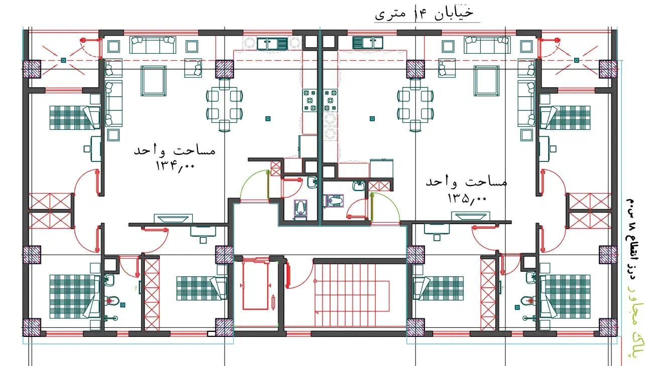 آپارتمان در پهنه ی  D (طبیعت) چیتگر