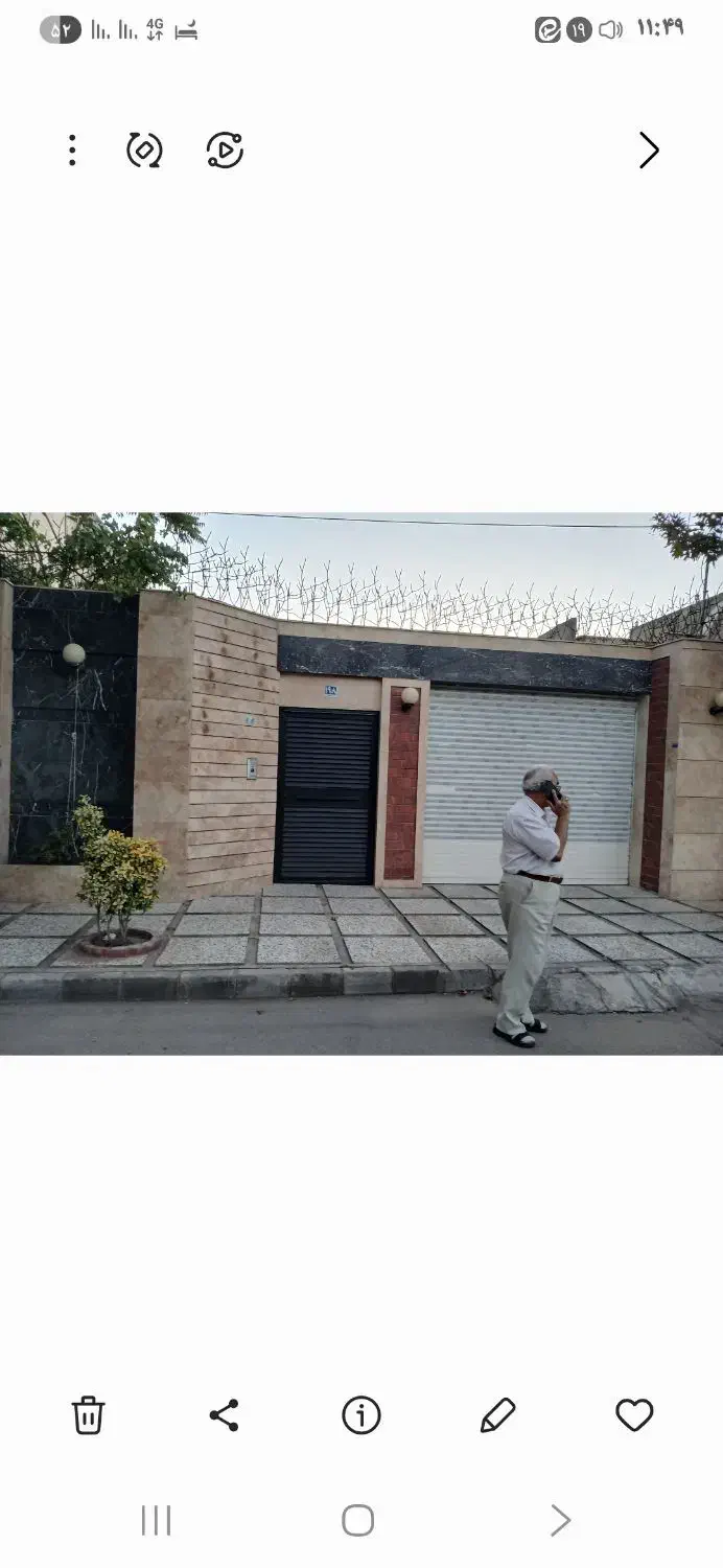 منزل ویلایی ۱۶۰ متر بنا ۳۵۰ متر زمین