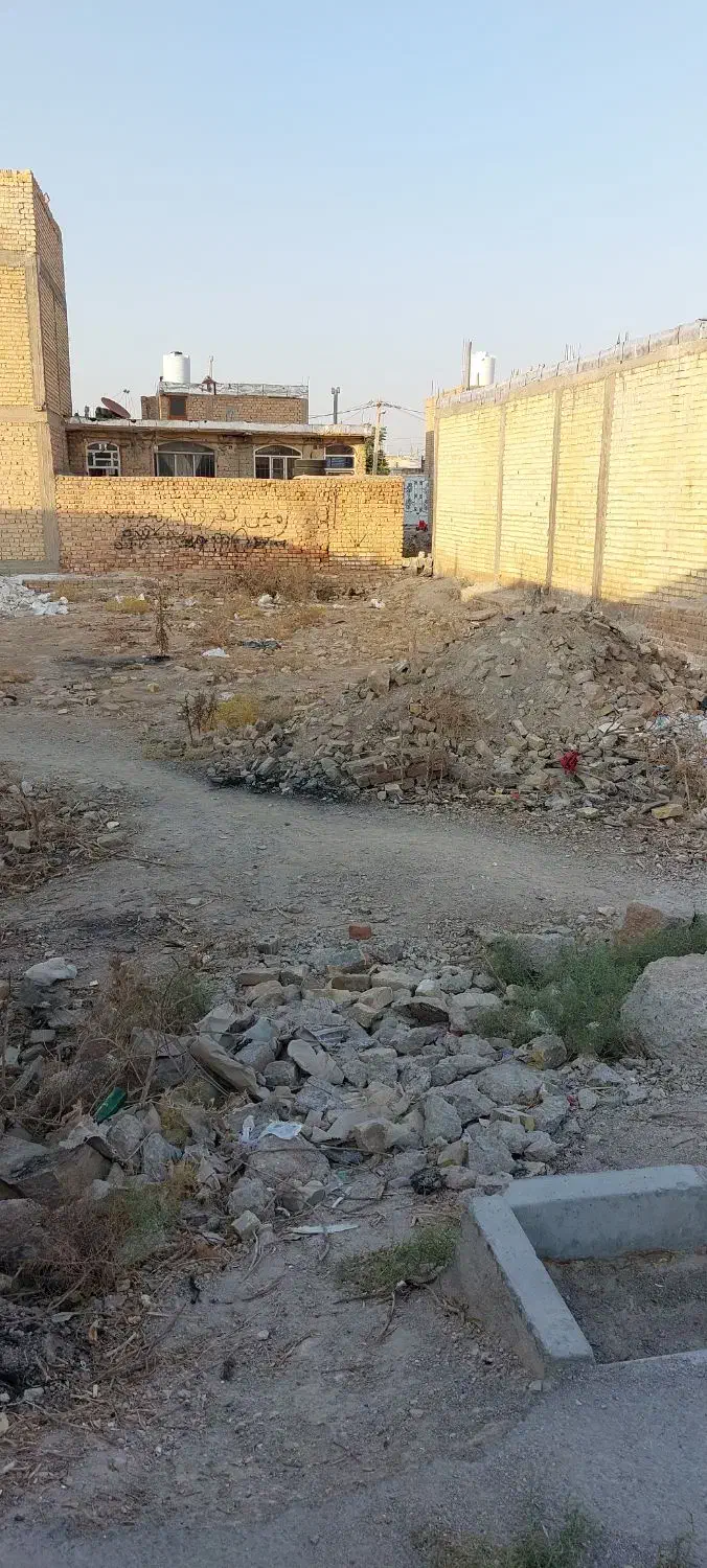فروش زمین مسکونی در به حیاط