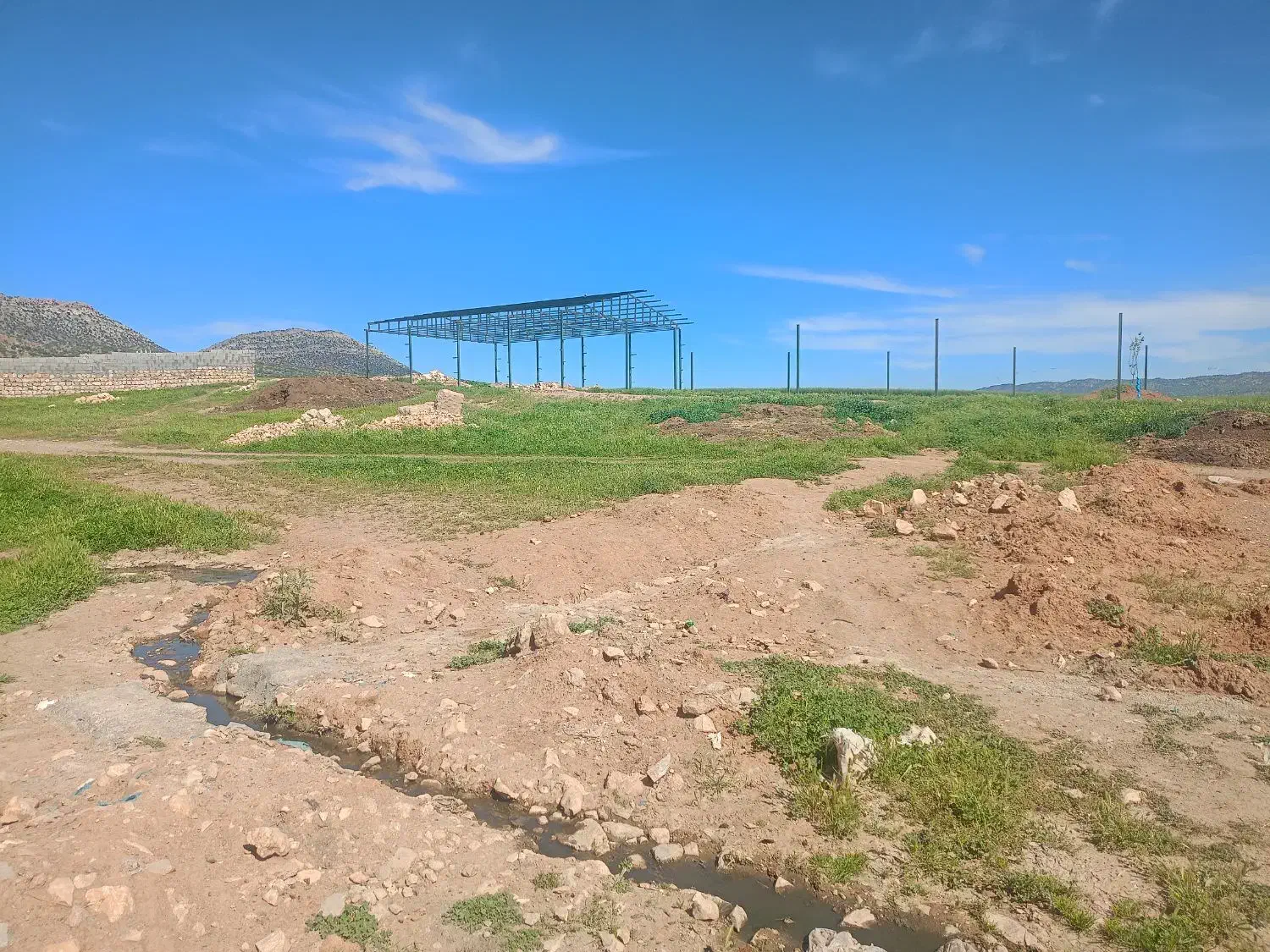 یک زمین به متراژ 500متر در روستای داود رشید
