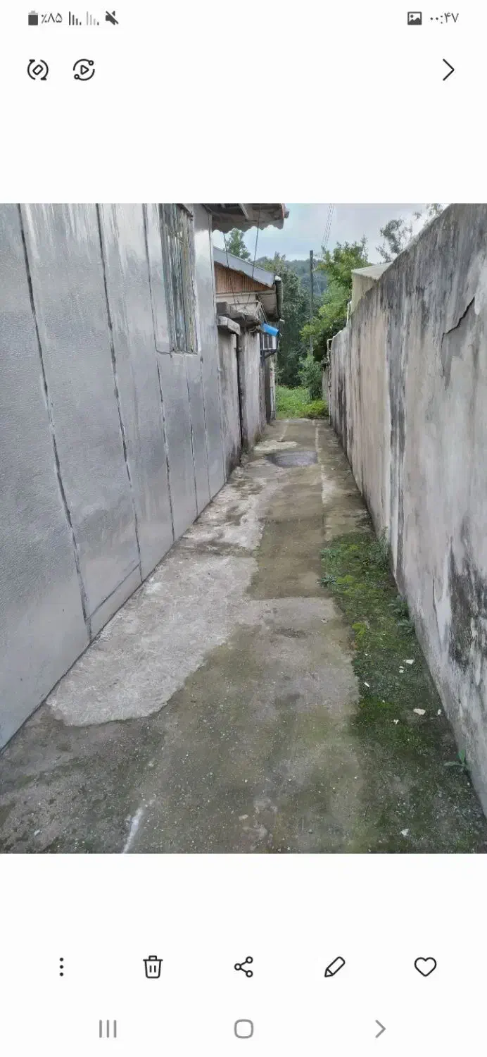 ۲۱۳مترزمین ۸۵متر بنا