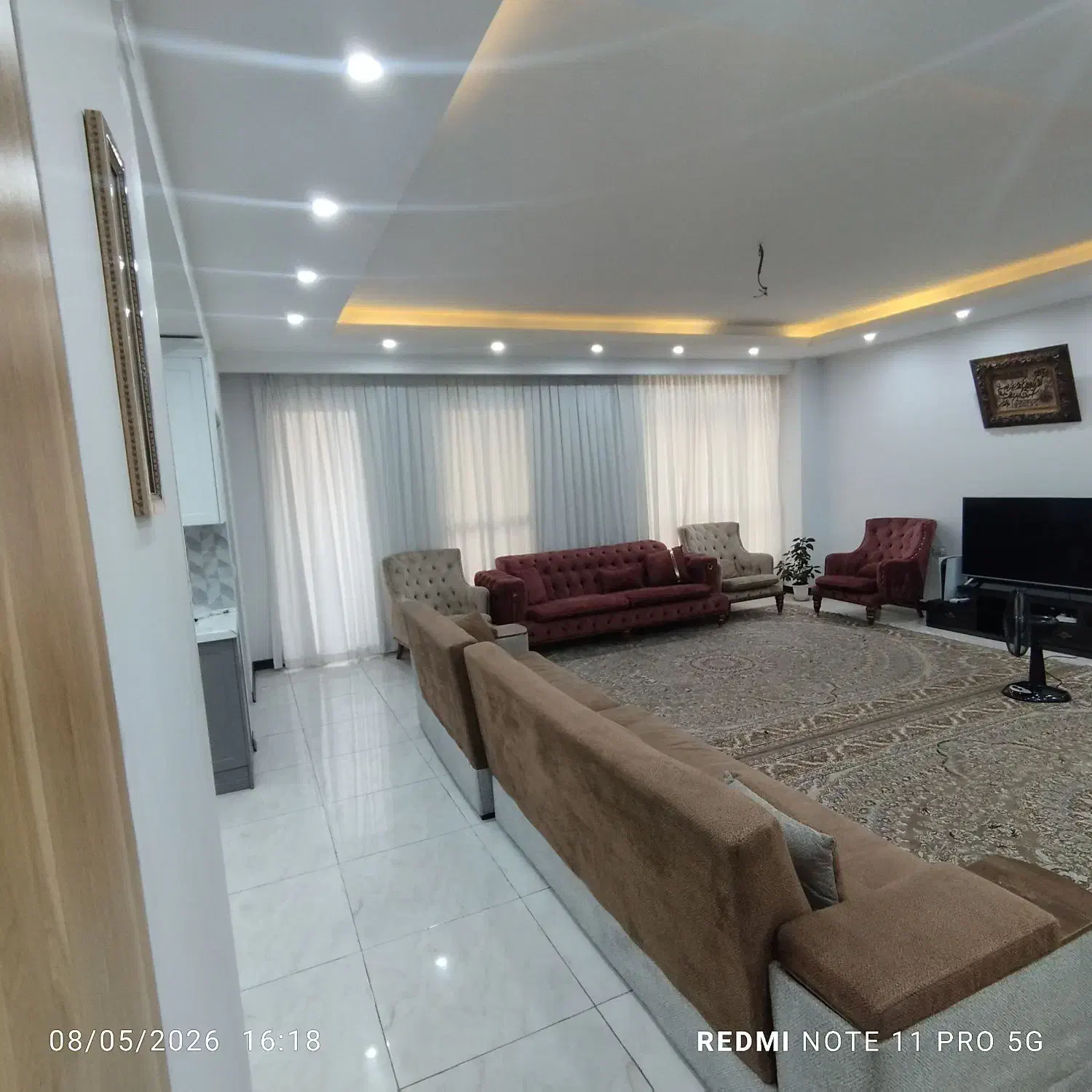 اجاره آپارتمان شیک تک واحدی پارس سرام