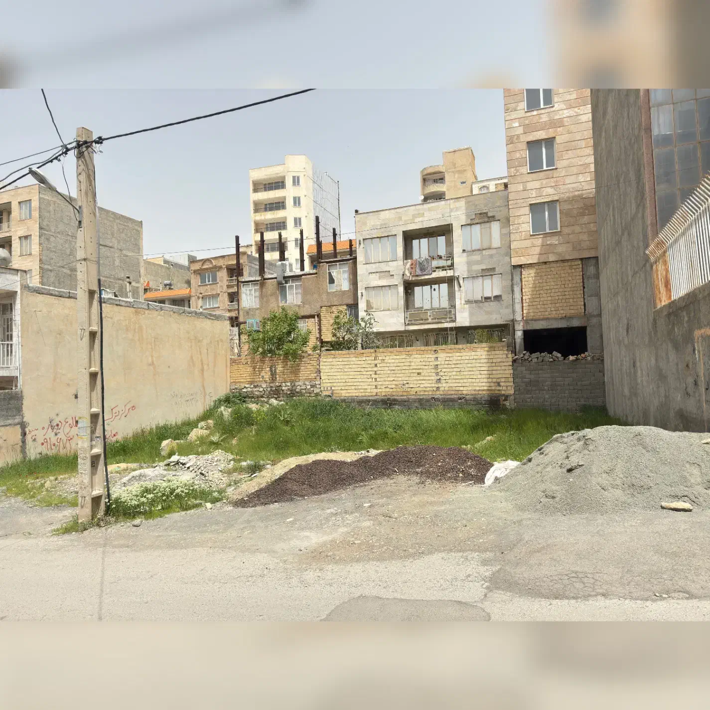 زمین شهرک صدرا ۱۹۹ متر