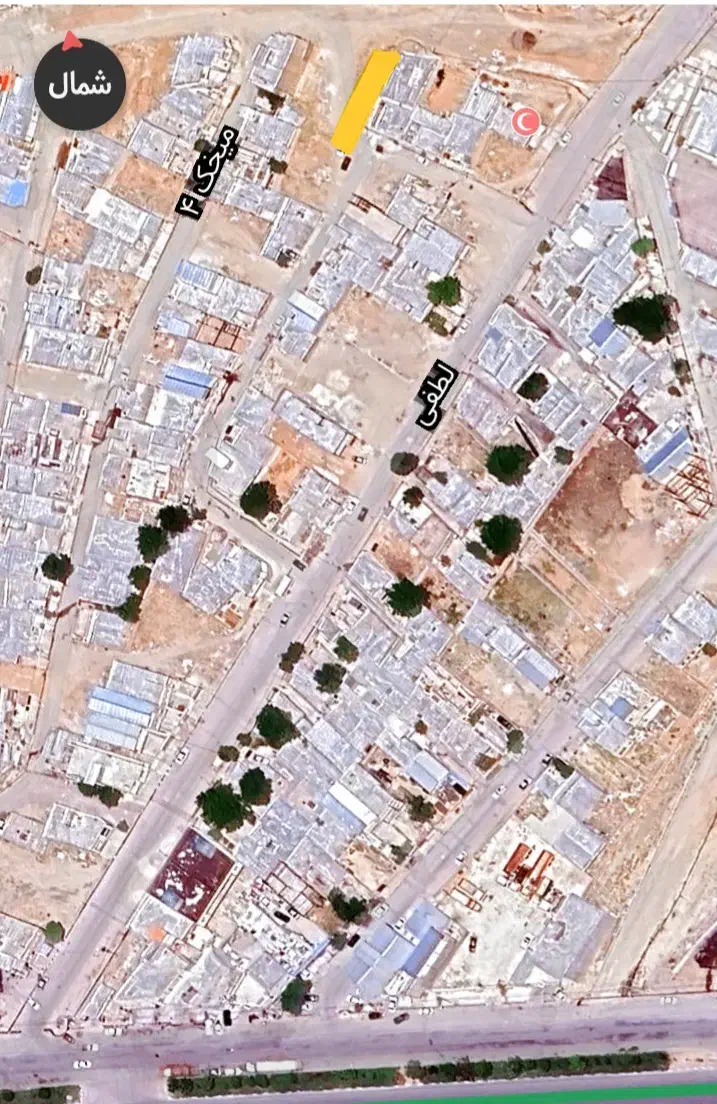 زمین ۲۳۳ متر دو بر